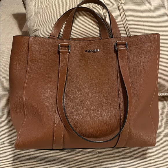 Coach Handbags - Coach Brown Pebbled Leather Tote